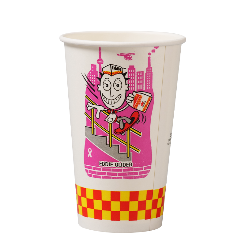 Dubbel PE-belagd kall dryckespapperskopp