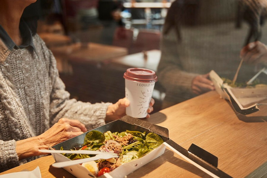 Cafeteria pappersmuggar