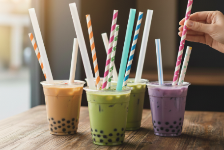Boba Straw Storleks- och materialguide för Bubble Tea Shops